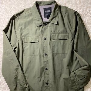 *NWOT* Ezekiel Mens XXL Olive Green Marley Button Snap Jacket